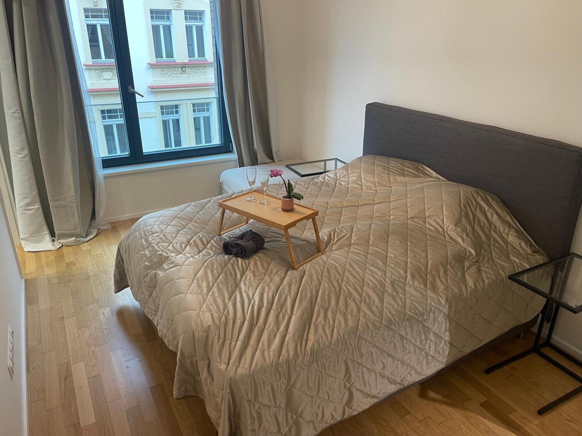 Apartment 4 Room, 2 Bath, Parking Prague Luaran gambar